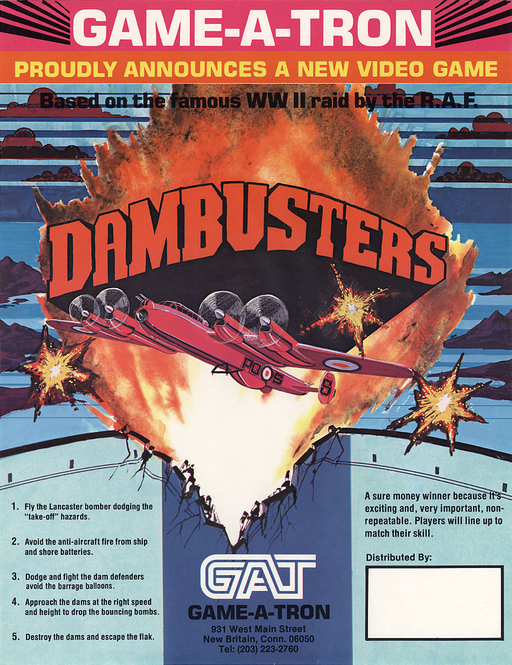 Dambusters (US, set 2) Arcade Game Cover